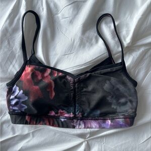 Lululemon floral sports bra